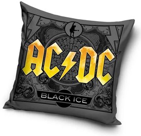 Carbotex Obliečka na vankúšik AC/DC Black Ice Tour, 40 x 40 cm