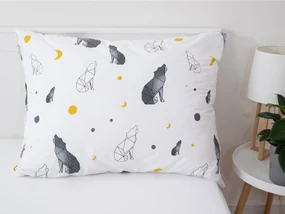 Obliečka Mako jersey 70×90 cm – Vlky