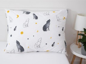 Obliečka Mako jersey 70×90 cm – Vlky