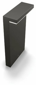 Philips Bustan UltraEfficient vonkajšie stĺpikové LED svietidlo 3,8 W 2700K 45cm, antracit
