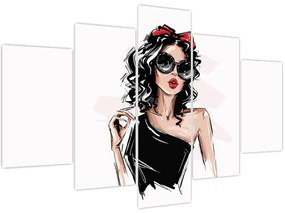 Obraz - Fashion woman (150x105 cm)