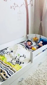 GL Detská posteľ Hana Biela Variant veľkosť postele: 140x80