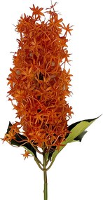 Dekoračná vetvička s oranžovým kvetom Clayre & Eef – 90 cm