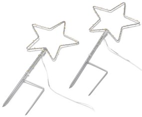 Zapichovacie LED dekorácie do záhrady, 2 ks, malé