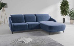 XXXLutz ROHOVÁ SEDAČKA, textil, modrá Sit & More - Sedačky - 000144024120