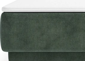 Posteľ Kalla 140x200 cm, fľaškovo zelená látka