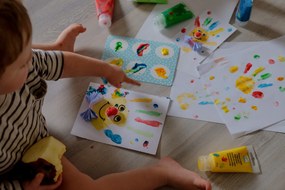 Prstové farby v tube – 6 ks