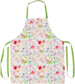 Kuchynská zástera Akvarel kvety, 70x85 cm%