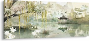 Obraz - Čínske jazero (120x50 cm)