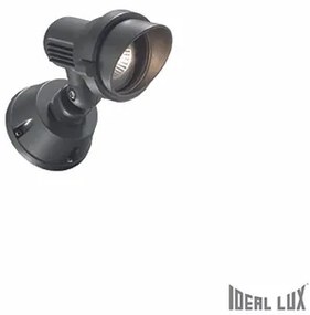 IDEAL LUX Vonkajšie bodové nástenné svietidlo TERRA, antracitové, 35W