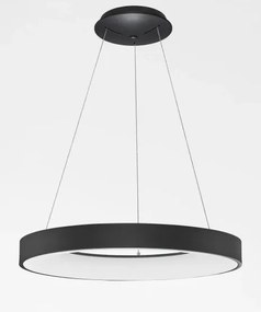 LED luster Rando Thin 60 4000K čierne