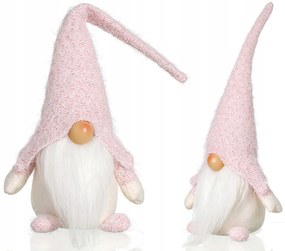 Vianočný škriatok 50 cm - ružový