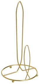 Kovový stojan na papierové utierky v zlatej farbe ø 16 cm – Casa Selección