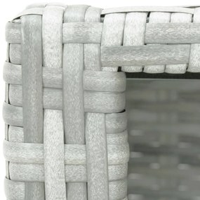 Schodík k vírivke polyratan / eukalyptus Dekorhome