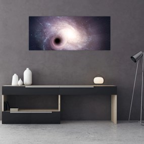 Obraz - Špirálna galaxia (120x50 cm)