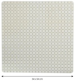 Spirella Protišmyková sprchová rohož QUADROPremium, biela, 54 x 54 cm