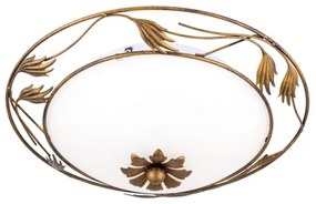 Orion DL 7-509/40 - Stropné svietidlo FLEUR 2xE27/60W/230V pr. 40 cm bronz