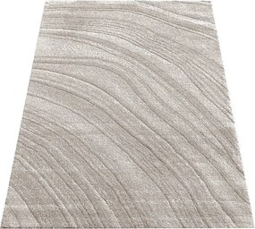 DY Béžový koberec s abstraktným vzorom Serenity 02 Rozmer: 200x290 cm