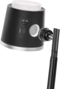 LED Stmievateľná nabíjacia stolná lampa 4v1 LED/6W/3,7V 3000K/4000K/6500K čierna