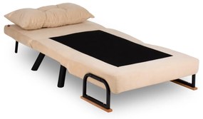 Rozkladacie kreslo Sando 60 cm krémové