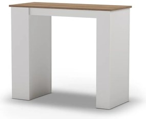 Barový stôl s doskou v dubovom dekore 52x120 cm Peru - Marckeric