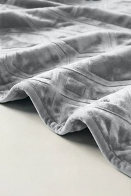 Deka VITO TLAČENÁ sivá Rozmer: 160x200 cm
