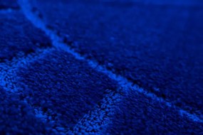 Kúpeľňový koberček Ocean modrý ovál