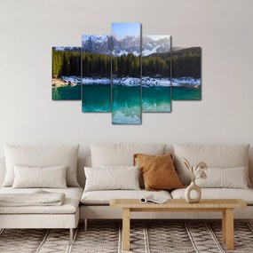 Obraz - Jazero Karersee (150x105 cm)