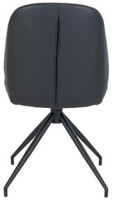 Čierne jedálenské stoličky v súprave 2 ks Monte – House Nordic