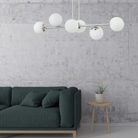 Luster na lanku MADDIE 5xE14/5W/230V lesklý chróm