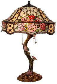 Bohato zdobená stolná lampa Claire