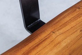 Dizajnová lavica s opierkou Massive Honey 160 cm akácia 40mm