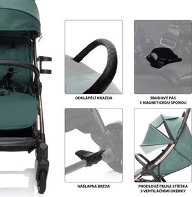 Kočík ZOPA Quiq 2 - antique green/black