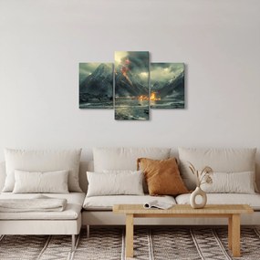 Obraz - Erupcia sopky (90x60 cm)