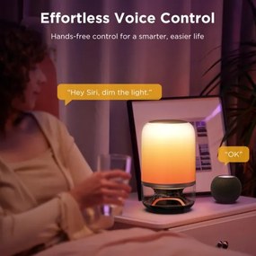 Govee - LED RGBW Stmievateľná stolová lampa s reproduktorom LED/36W/12V Wi-Fi