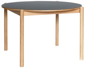 Okrúhly jedálenský stôl z dubového dreva ø 115 cm Oblique – Hübsch