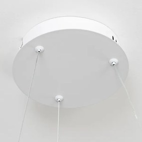 Brilagi - LED stmievateľný luster na lanku FALCON II LED/67W/230V pr. 40 cm biela + diaľkové ovládanie