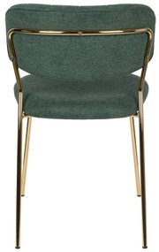 Tmavozelené jedálenské stoličky v súprave 2 ks Jolien - White Label