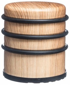 Dverová zarážka 5Five 307A, 8 cm, drevený vzhľad