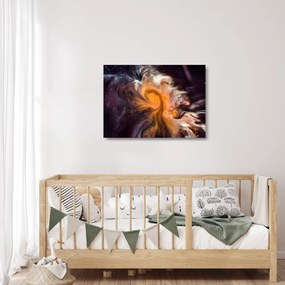 Abstraktné sklenený obraz - vesmír (70x50 cm)