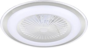 Stropné LED svietidlo Zephyr, 1x LED 48w, 3000-6000k, s, s ventilátorom a ovládačom