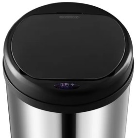 Odpadkový koš automatický senzor 40 litrov strieborná DC kábel zdarma