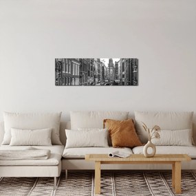 Obraz - Holandsko (s hodinami) (90x30 cm)