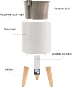Plastový samozavlažovací kvetináč ø 19 cm Calla - Tomasucci