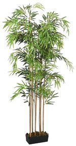 Umelý bambusový strom 1095 listov 180 cm zelený 358990