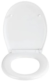 WENKO 23571100-WC WC sedadlo, nosnosť 300/350 kg, 44,5x37 cm, pestrofarebné/strieborné
