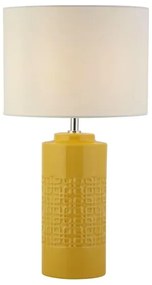 Searchlight EU60062OC - Stolná lampa CHARLESTON 1xE27/10W/230V keramika