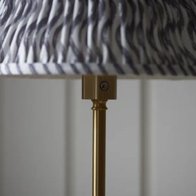 Endon 114785 - stmievateľná LED nabíjateľná stojacia lampa BURLEY LED/1,5W/5V mosadz/sivá