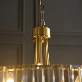 Endon 119610 - Luster na reťazi VISCONTI 5xE14/6W/230V mosadz