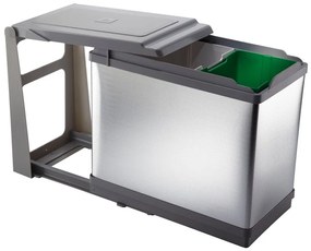 Plastový odpadkový kôš na triedený odpad/vstavaný 16 + 10 l Tower - Elletipi